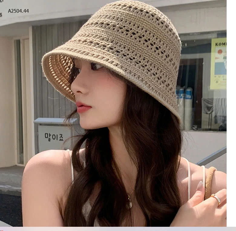 Mũ đan style vintage-sỉ 34k