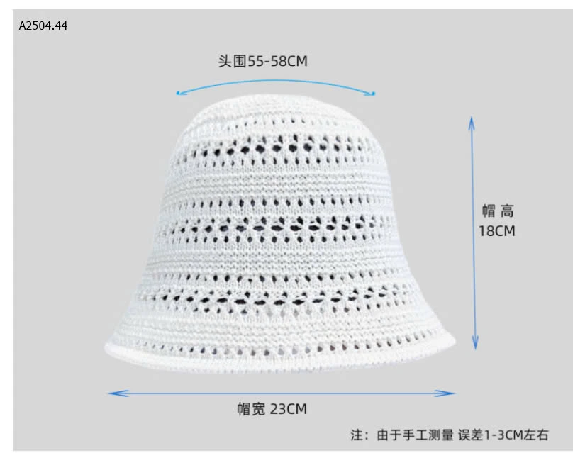 Mũ đan style vintage-sỉ 34k