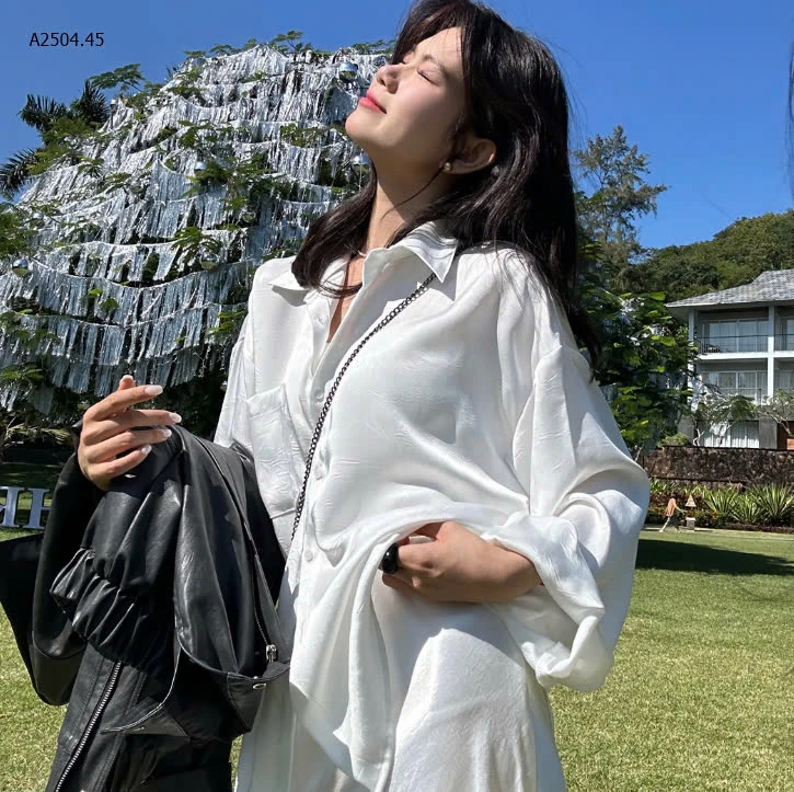 Áo sơ mi lụa-sỉ 280k