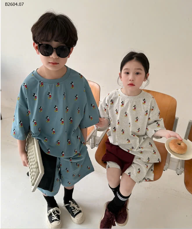 SET BỘ HOẠT HÌNH CỘC TAY KUMAI.KIDS-sỉ 186k