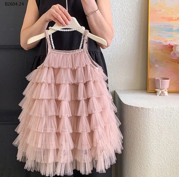 VÁY DÂY VOAN TẦNG BG-sỉ 186k