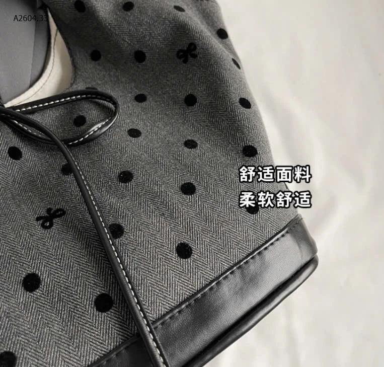 TÚI XÁCH HỌA TIẾT KẺ-CHẤM BI NỮ-sỉ 84k