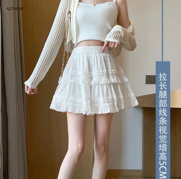 CHÂN VÁY BÈO TẦNG-sỉ 113k