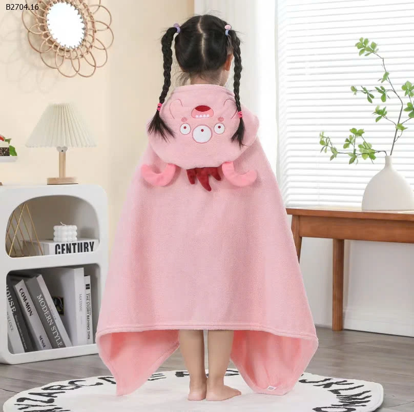 Áo choàng tắm ngộ nghĩnh cho bé -sỉ 89k