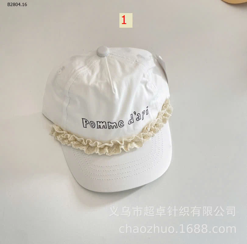 MŨ LƯỠI TRAI PHỐI REN CHAOZHUO-sỉ 92k