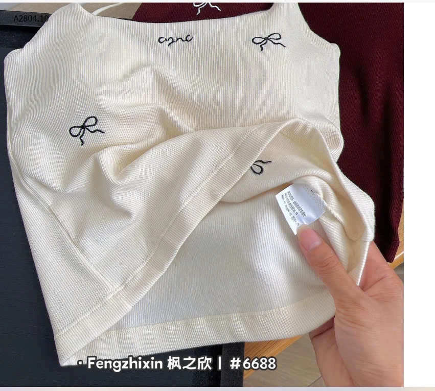 ÁO 2 DÂY NƠ KÈM BRA CHO NỮ-sỉ 78k