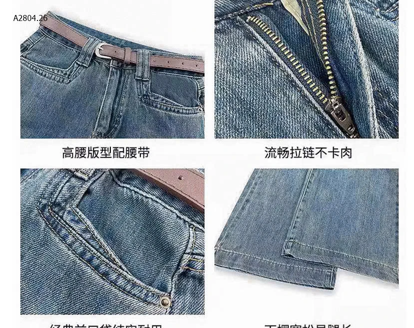 QUẦN JEAN ỐNG RỘNG-sỉ 155k