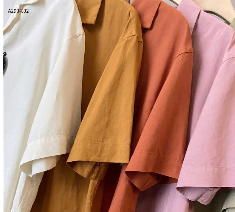 ÁO SƠ MI TAY NGẮN NỮ -sỉ 163k