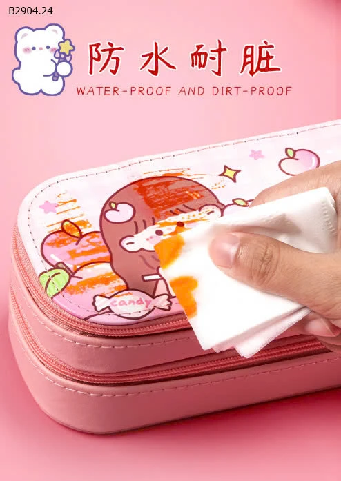 HỘP BÚT HAI TẦNG CÔNG CHÚA-sỉ 56k