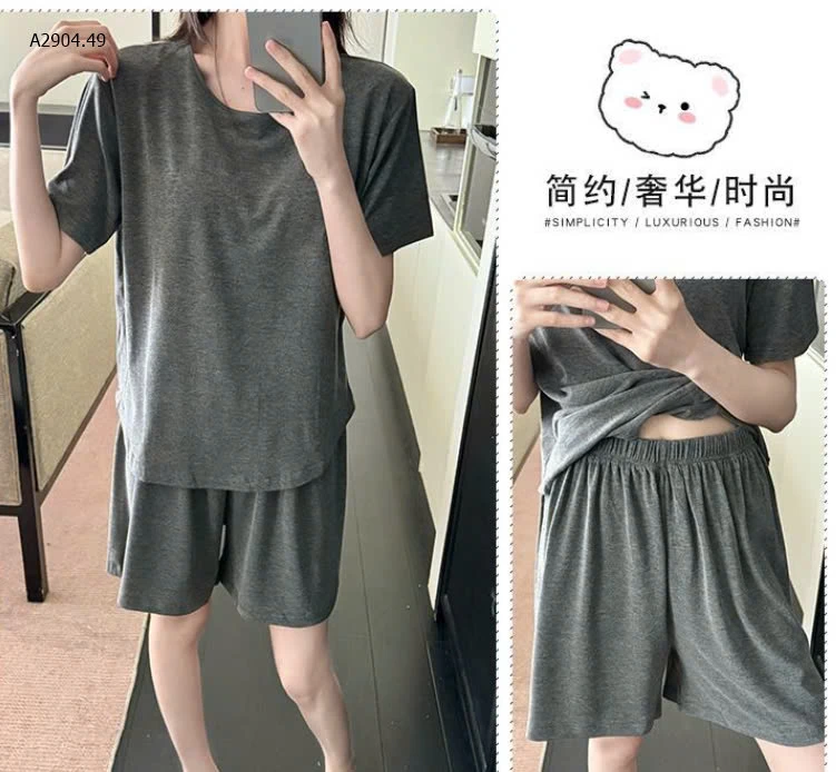 BỘ MẶC NHÀ TRƠN CHO NỮ -sỉ 183k