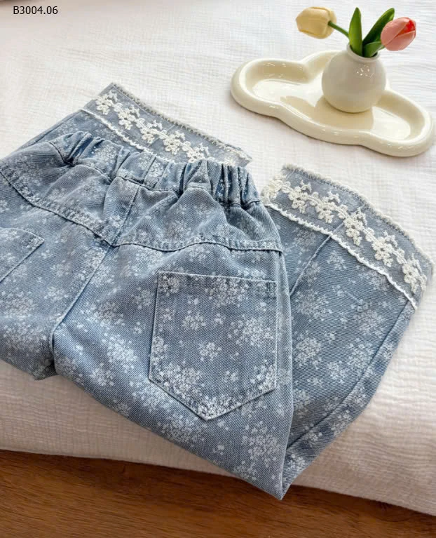 QUẦN JEAN REN HOA BG -sỉ 131k