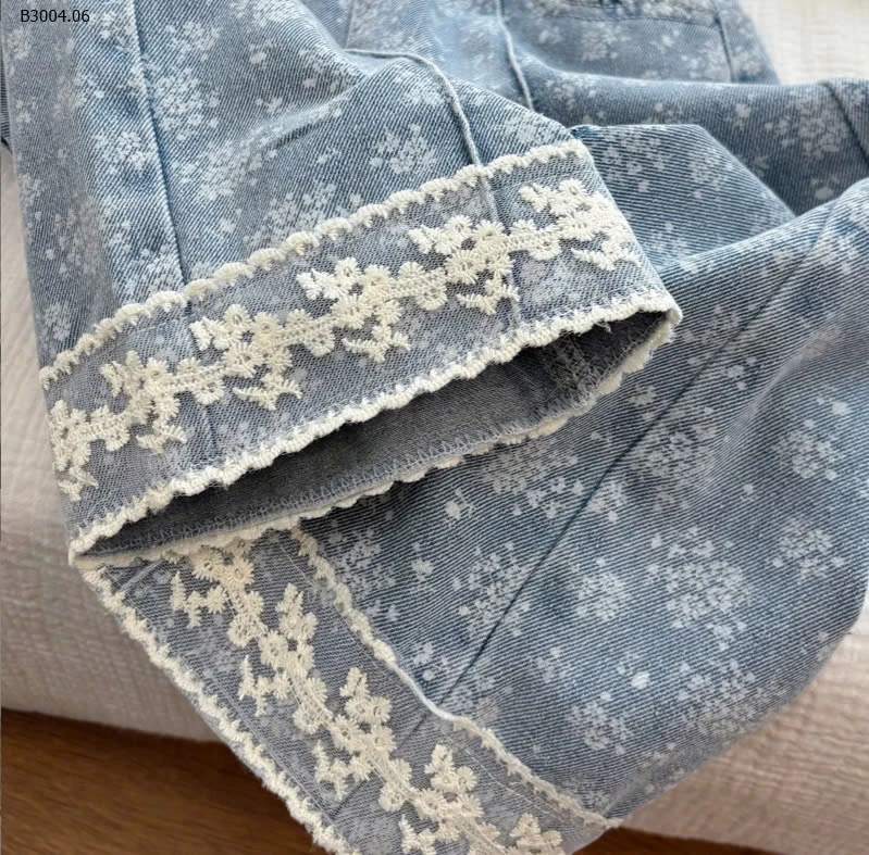 QUẦN JEAN REN HOA BG -sỉ 131k