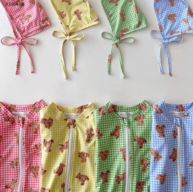 BỘ BƠI DÀI KÈM MŨ -sỉ 130k