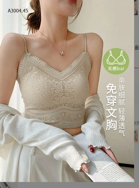 ÁO 2 DÂY REN LIỀN BRA-sỉ 115k