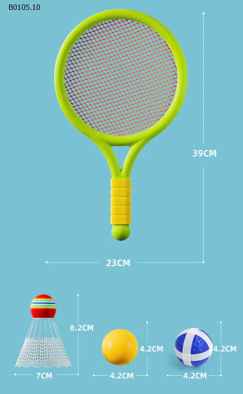 BỘ VỢT CHO BÉ-sỉ 65k