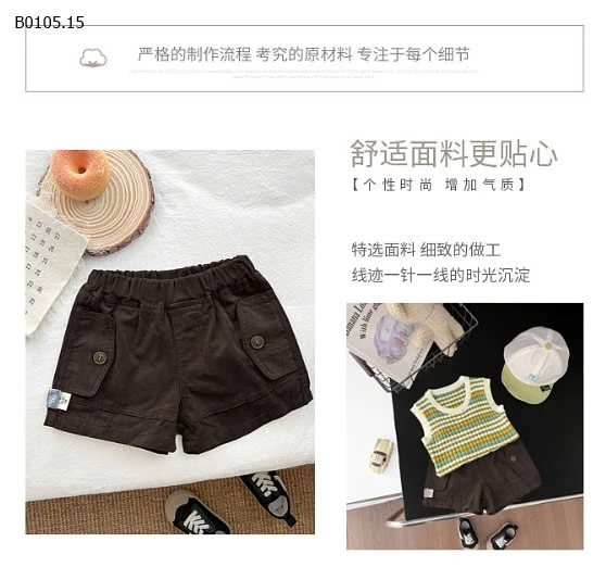 SHORT THÔ MỀM SZ NHÍ-sỉ 93k