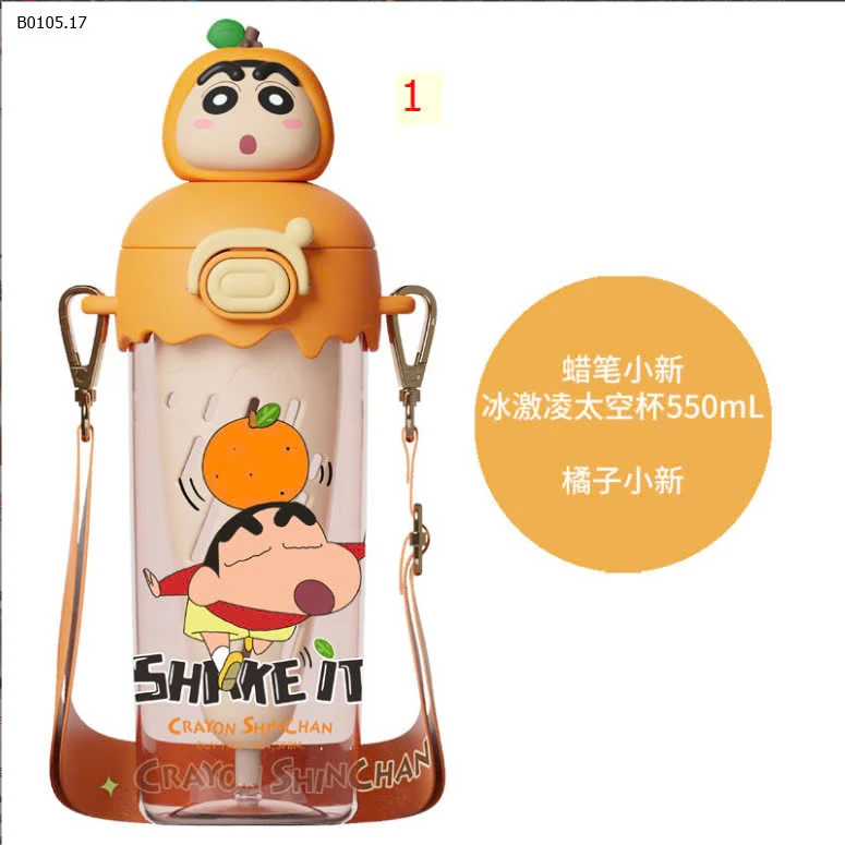 BÌNH NƯỚC NHỰA CRAYON SHIN CHAN -sỉ 169k