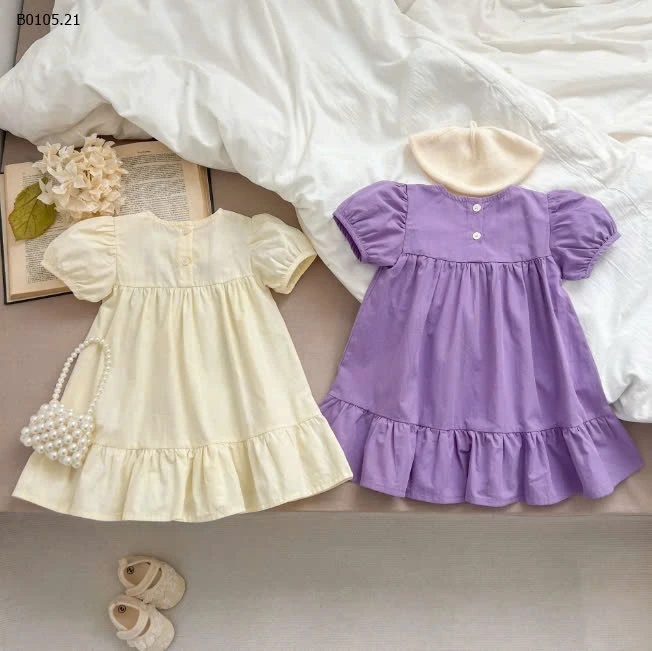 VÁY BABYDOLL CỔ HOA CHO BÉ GĂI-sỉ 154k