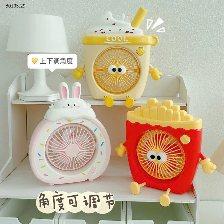 QUẠT CẦM TAY DỄ THƯƠNG -sỉ 105k