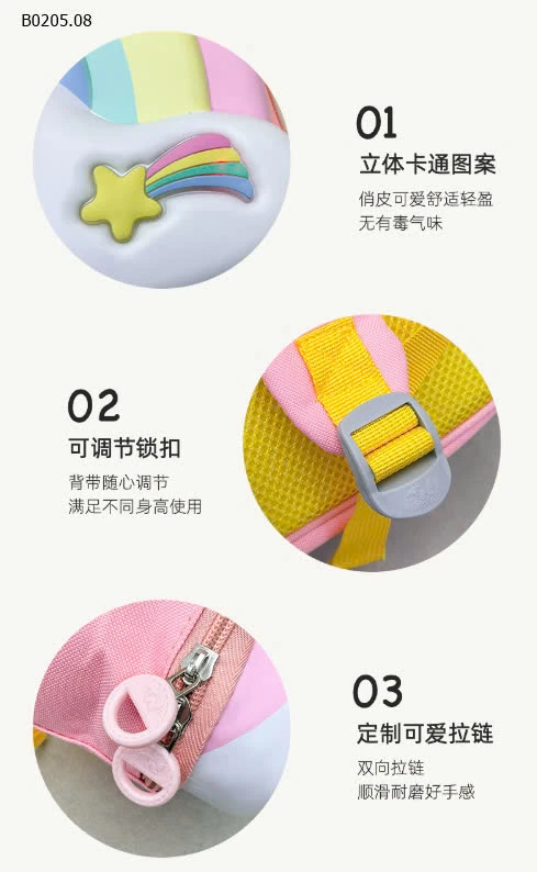 BALO GẤU CẦU VỒNG CHO BÉ -sỉ 120k