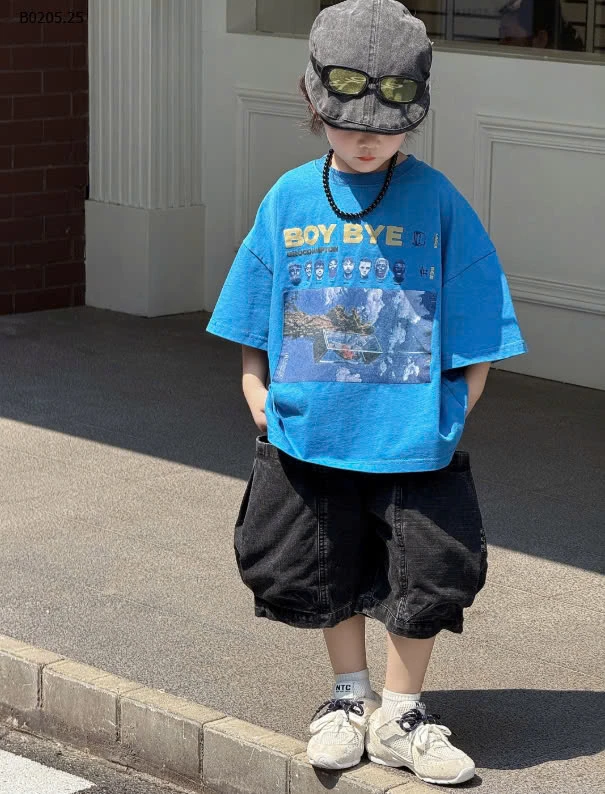 ÁO THUN XANH BOY BEY-sỉ 155k