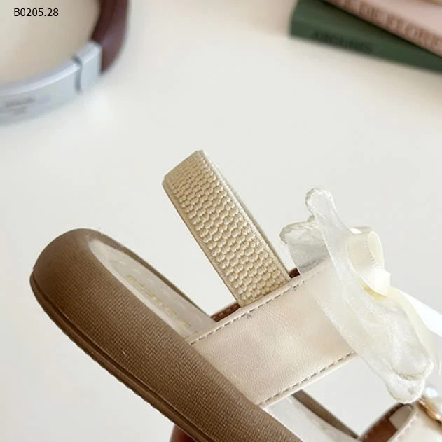 SANDAL XỎ NGÓN ĐÍNH NƠ BG-sỉ Sz 21-25 : 132k            Sz 26-30 : 142k             Sz 31-35 : 152k 