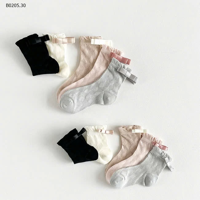 TẤT REN NƠ CHO MẸ VÀ BÉ -sỉ 32k