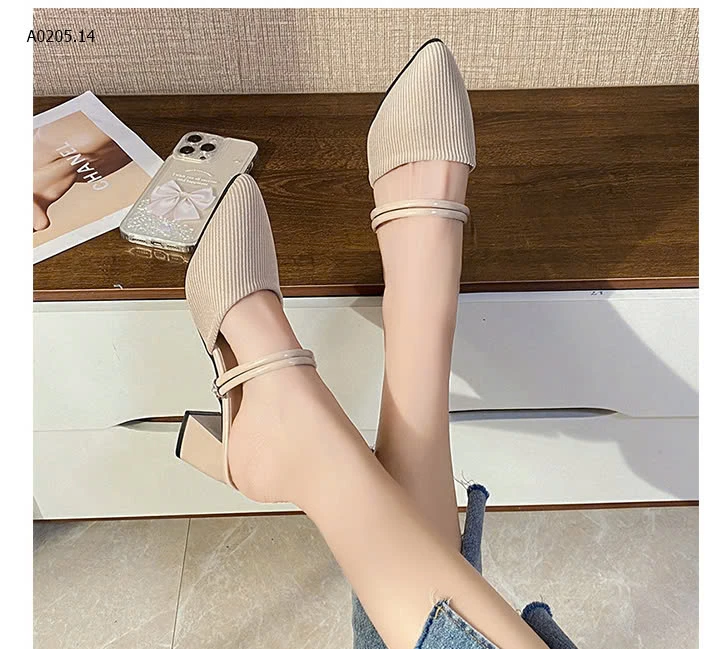 GIÀY CAO GÓT MŨI NHỌN-sỉ 115k