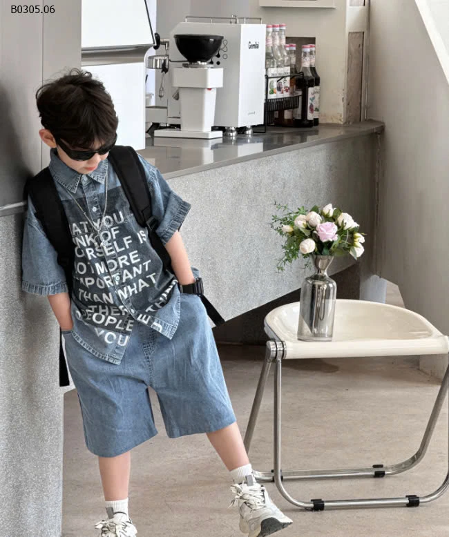 Set demi bé trai dáng rộng tarus -sỉ 255k