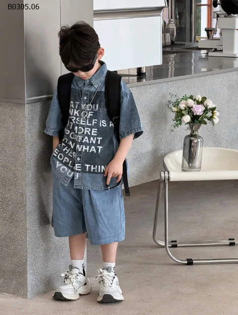 Set demi bé trai dáng rộng tarus -sỉ 255k