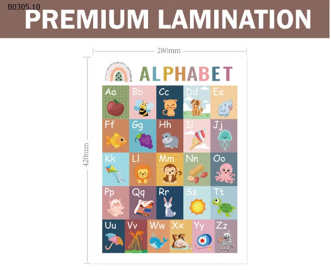 Combo 16 poster Tiếng Anh-sỉ 105k/set 16c