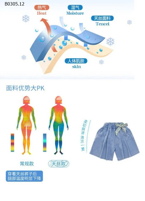 QUẦN SHORT JEAN BÉ GÁI-sỉ 95k