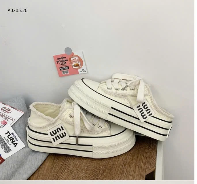 GIÀY SỤC VẢI ĐẾ CAO -sỉ 135k