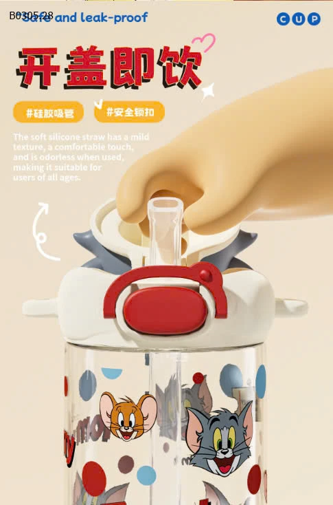 BÌNH NƯỚC TOM VÀ JERRY  -sỉ 120k