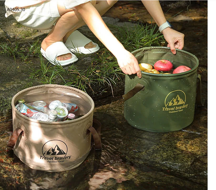 XÔ GẤP GỌN ĐỰNG NƯỚC DÃ NGOẠI-sỉ 80k