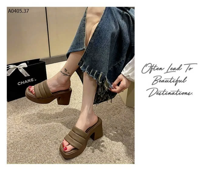 DÉP CAO GÓT MŨI VUÔNG CHO NỮ-sỉ 119k