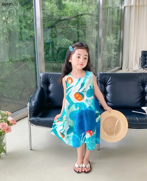 Váy sát nách hoa cho bé gái 1-sỉ 59k