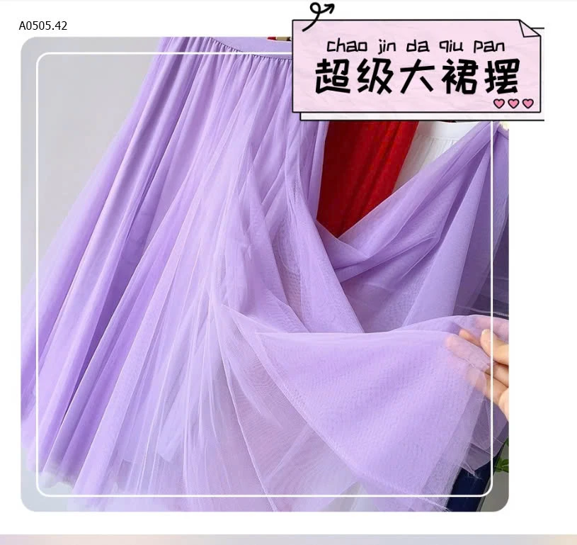 CHÂN VÁY VOAN XOÈ ANNAsỉ 150k