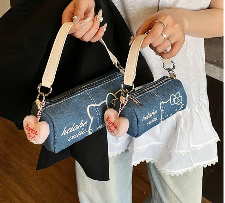 TÚI XÁCH KITTY HÌNH TRỤ MINI -sỉ Sz nhỏ : 109k                Sz to : 119k