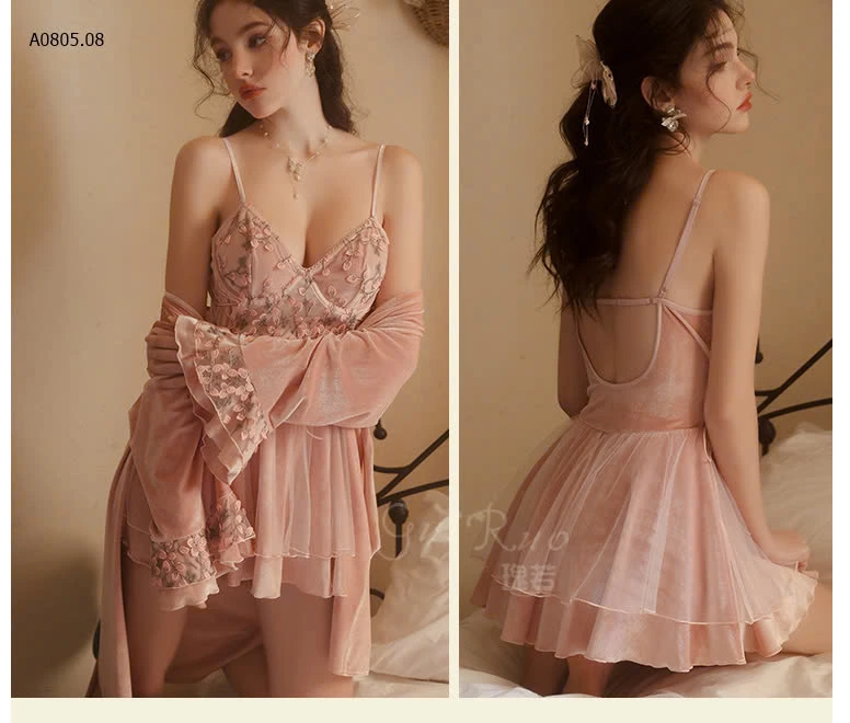 VÁY NGỦ NỮ QC -sỉ Váy : 155k / Áo : 155k