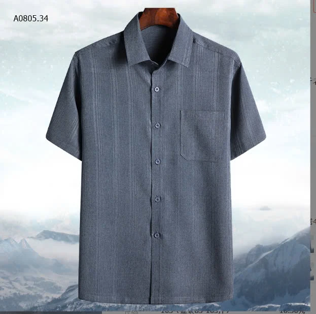 ÁO SƠ MI CỘC TAY CHO BỐ-sỉ 100k