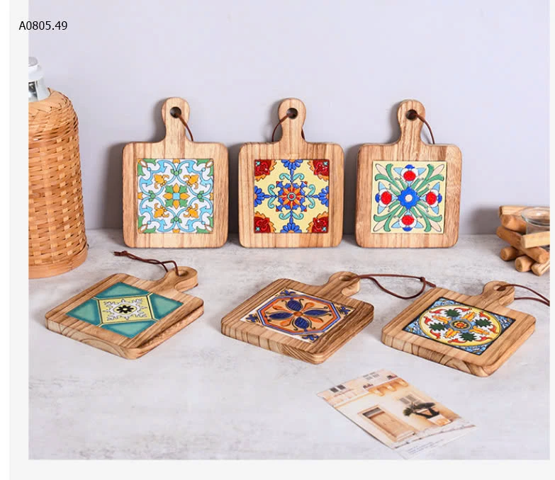 LÓT NỒI BẰNG GỖ-sỉ 150k/set 4c 1 màu hoặc mix màu