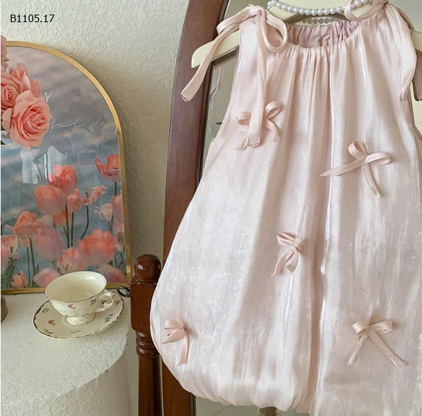 ĐẦM BÍ HỒNG NƠ BUỘC DÂY VAI BG -sỉ 159k