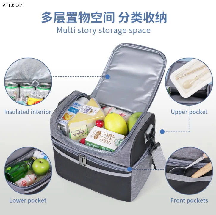 TÚI ĐỰNG ĐỒ ĂN CÁCH NHIỆT- sỉ 73k