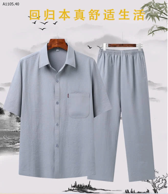 BỘ TRUNG NIÊN- sỉ bộ : 210k/ lẻ áo : 125k