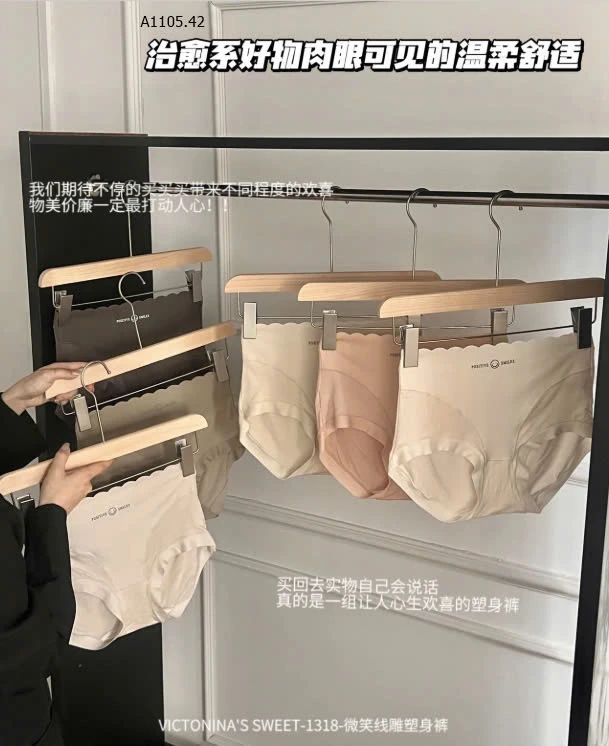 SET 3 QUẦN CHIP POSITIVE SMILE NỮ - sỉ 115k/ 1 sét 3 chiếc