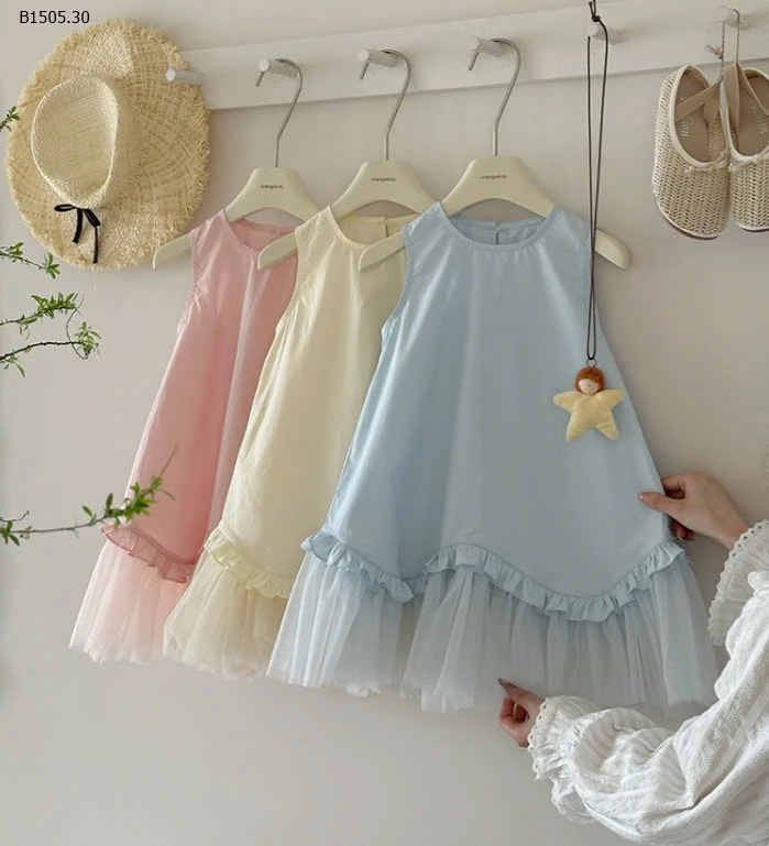 VÁY CÔNG CHÚA BG  VIỀN REN HMSC- sỉ 145k