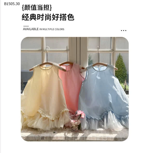 VÁY CÔNG CHÚA BG  VIỀN REN HMSC- sỉ 145k