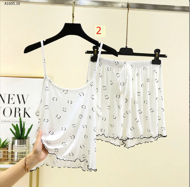 Bộ ngủ 2 dây thun lạnh-sỉ 88k