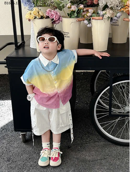 ÁO SƠ MI PHỐI BA MÀU BT-sỉ 170k